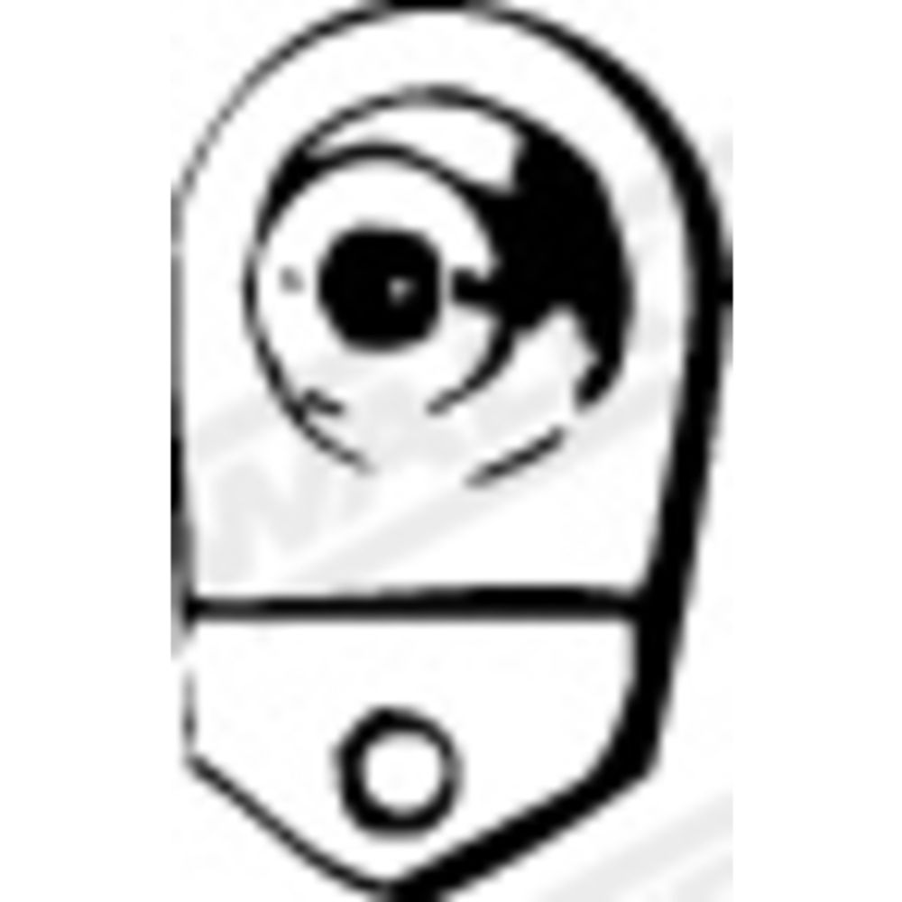 Pakoputkiston kumipalkki 14-0799