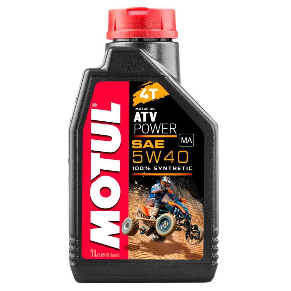 Motul ATV Power 5W-40 4T täyssynteettinen 1L