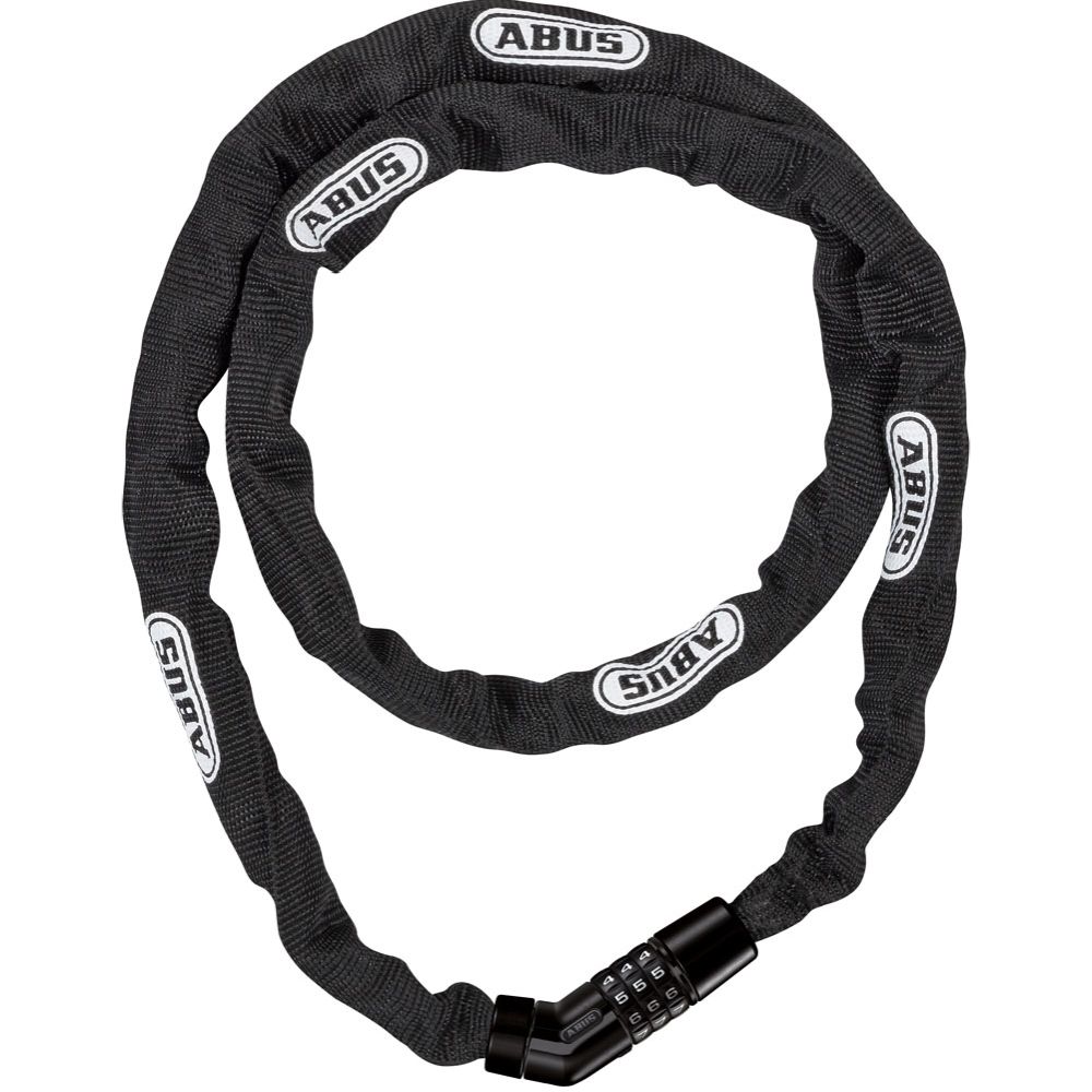 Abus Steel O Chain kedjelås med kod, svart