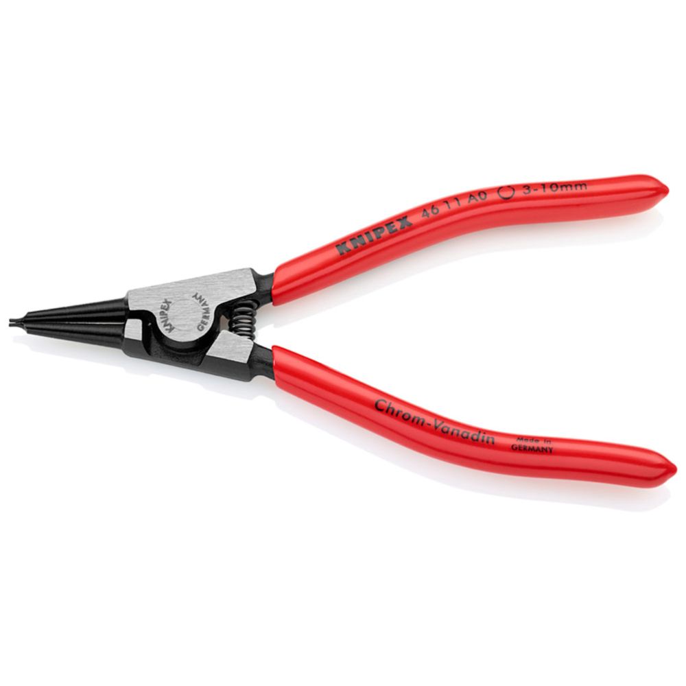 Knipex® 46 11 A0 spridande rak låsringstång 3-10 mm 140 mm