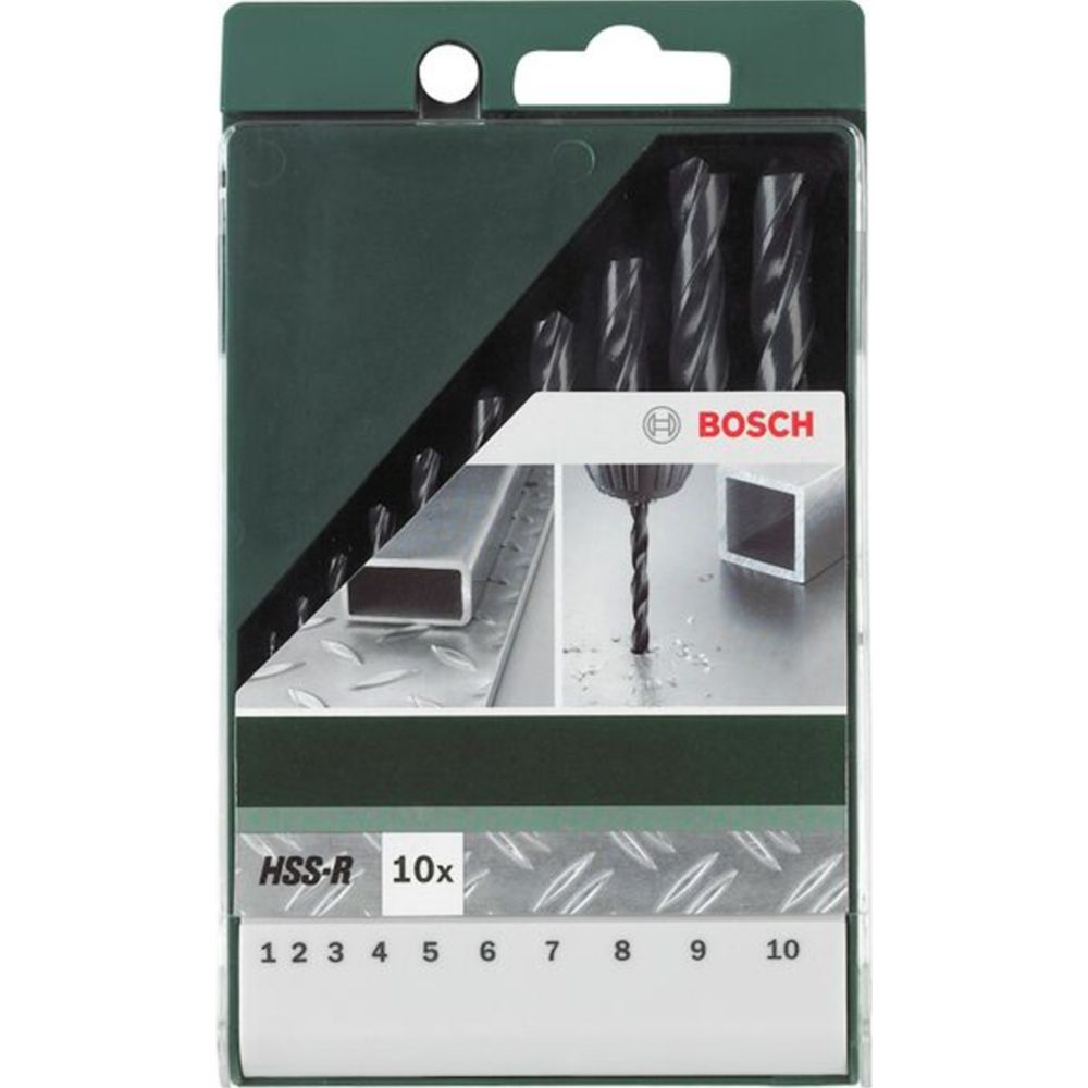Bosch HSS R metalliporanteräsarja 1-10 mm 10 osaa