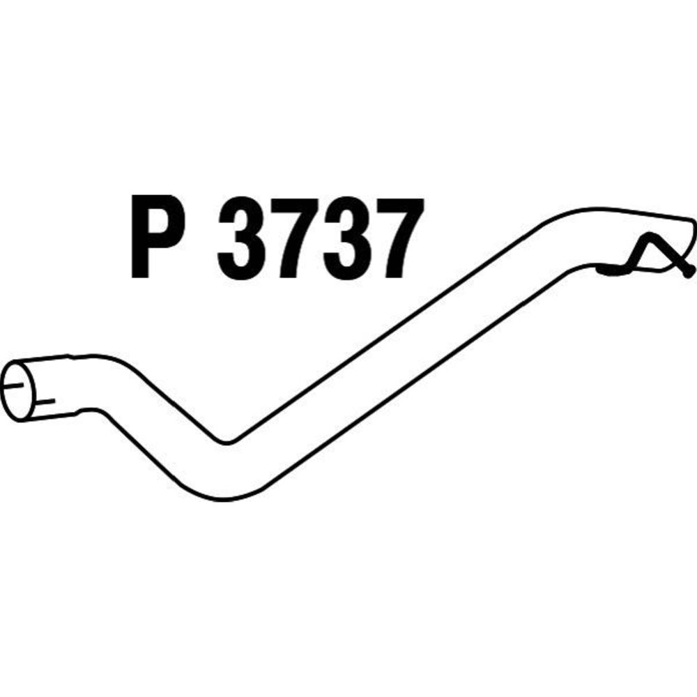 Avgasrör 14-3649