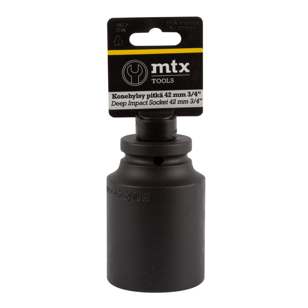 MTX Tools krafthylsa lång 3/4"