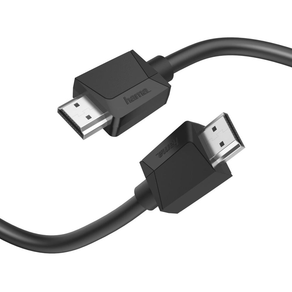 Hama HDMI-kaapeli, HDMI uros - HDMI uros, 4K, Ethernet, 0,75 m