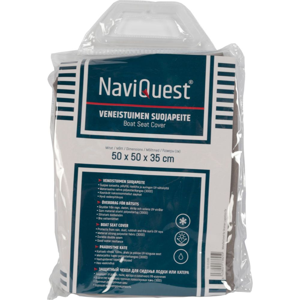 Naviquest överdrag för båtsits 50 x 50 x 35 cm