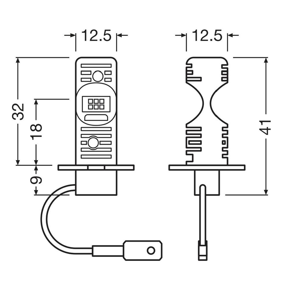 Osram LEDriving HL EASY H3 12V polttimopari