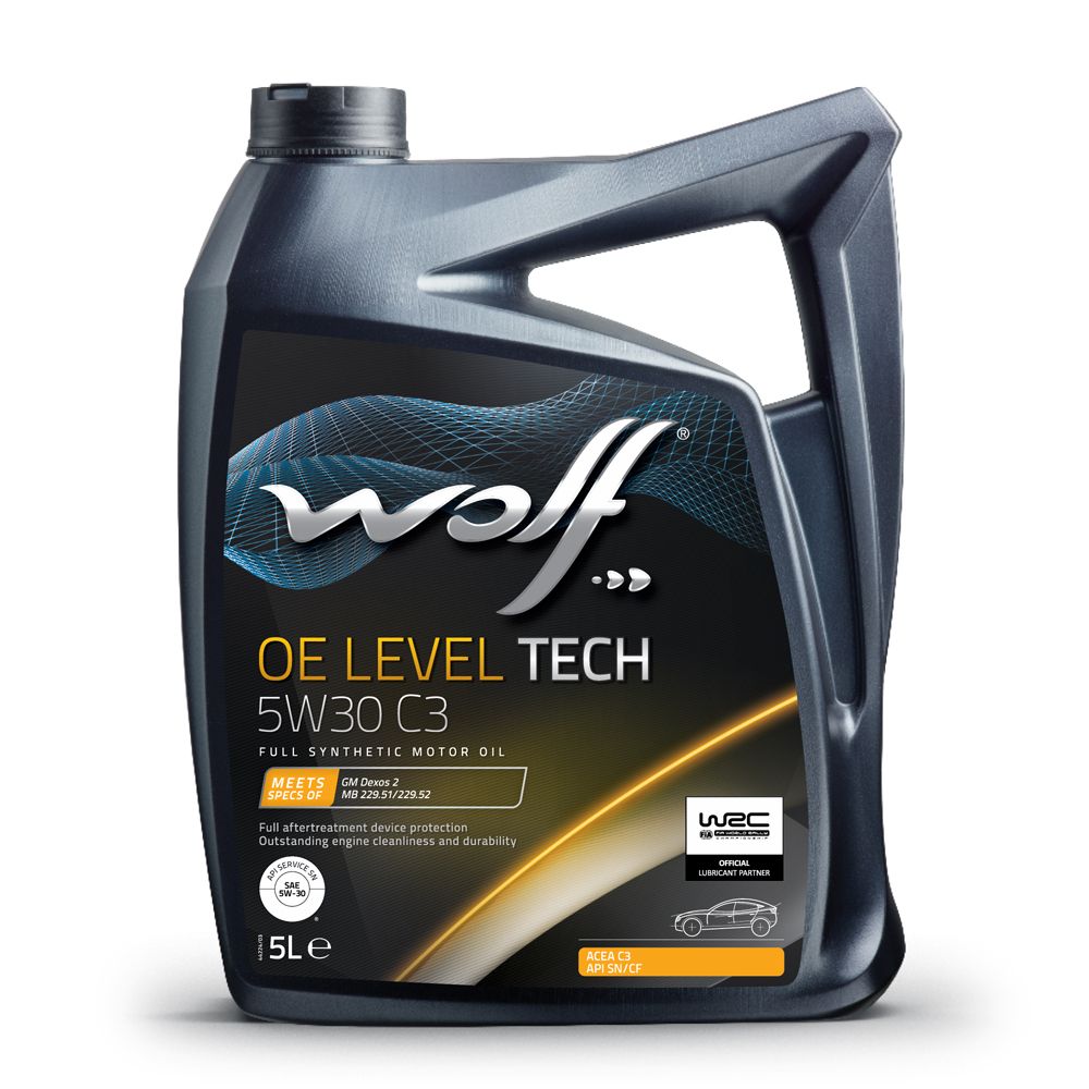 Wolf OE Level Tech 5W-30 C3 mootoriõli, 5 l
