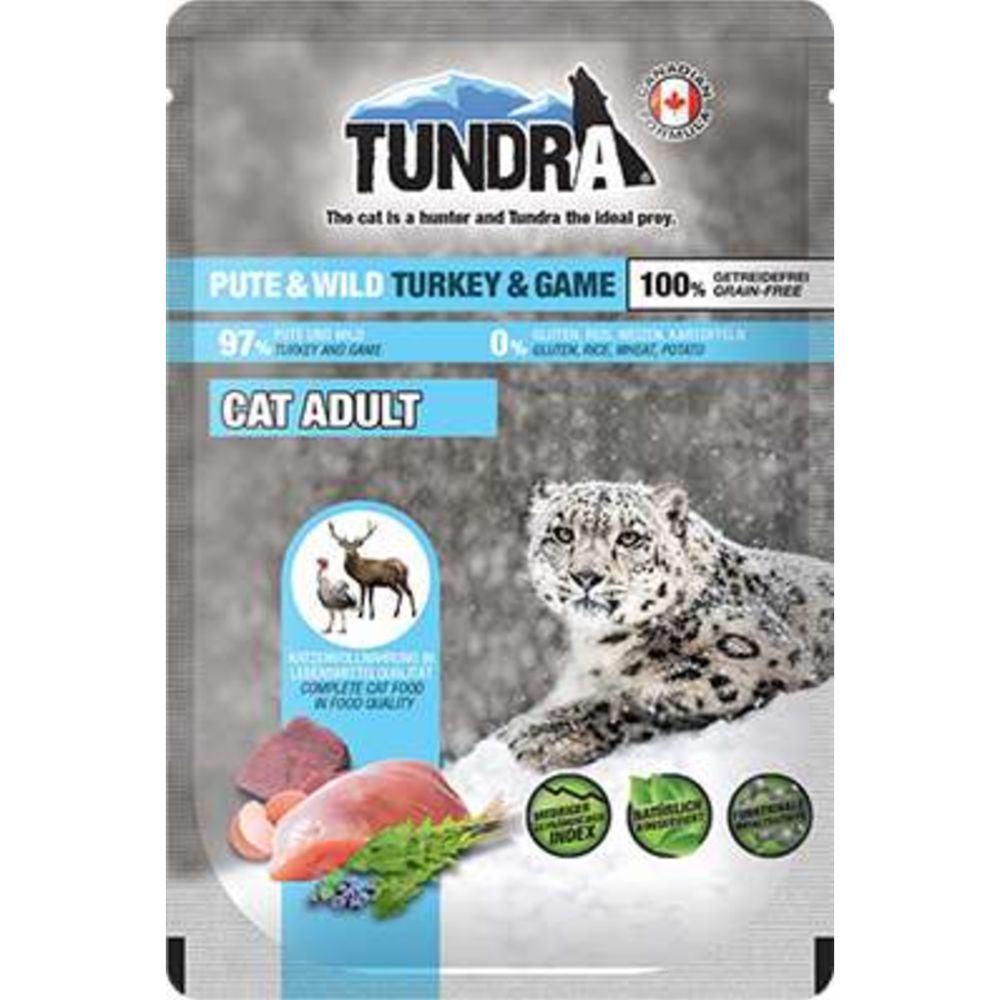 Tundra Täysravinto Aikuiselle Kissalle — Kalkkuna Ja Riista 85 g