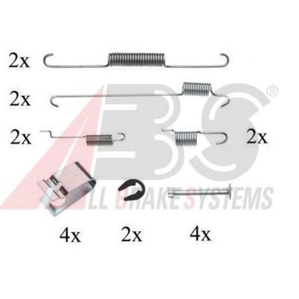 Jarrukenkien asennussarja 23-0815