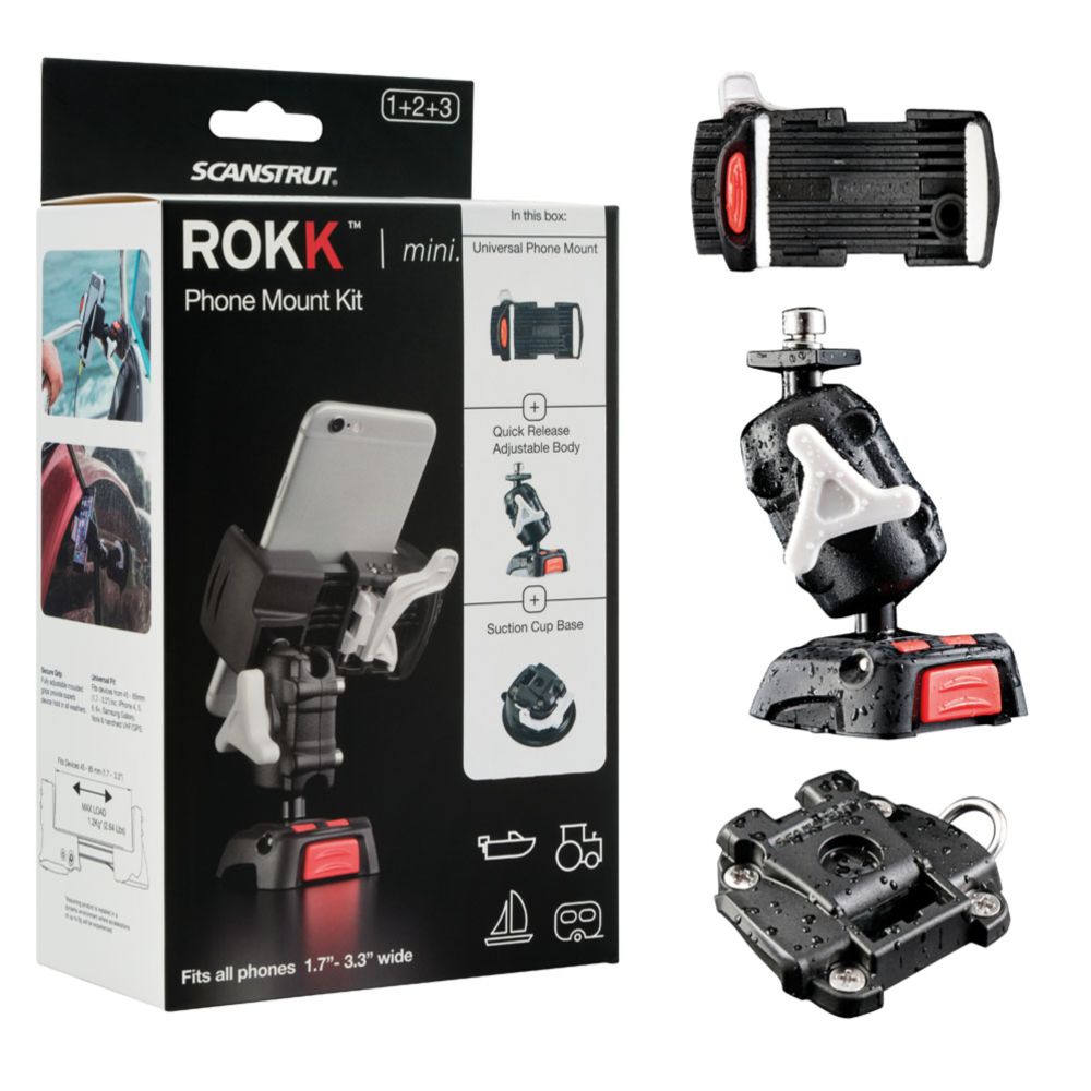 Scanstrut Rokk mini kinnitikomplekt, pinnale kruvitav