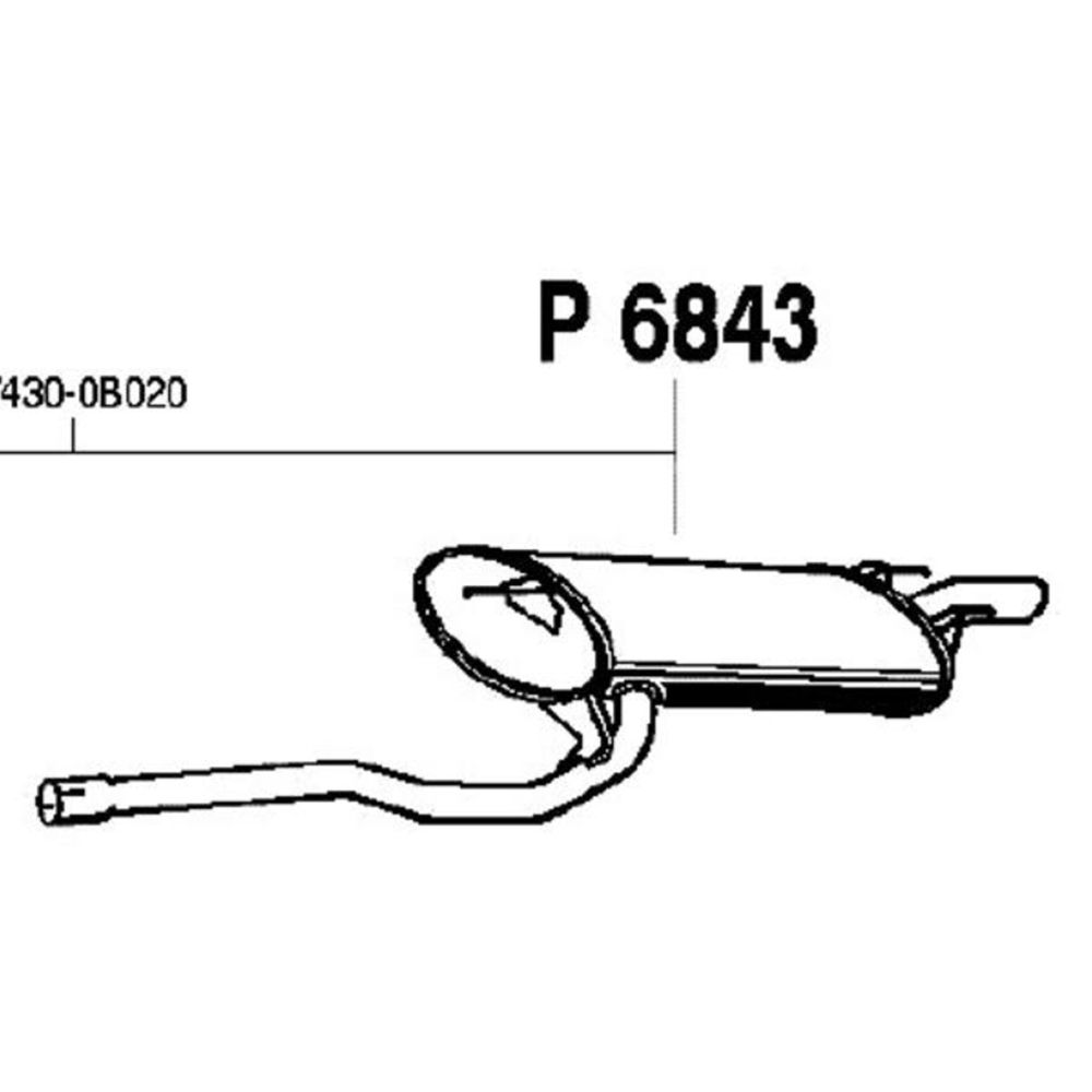 Takaäänenvaimentaja 14-6825