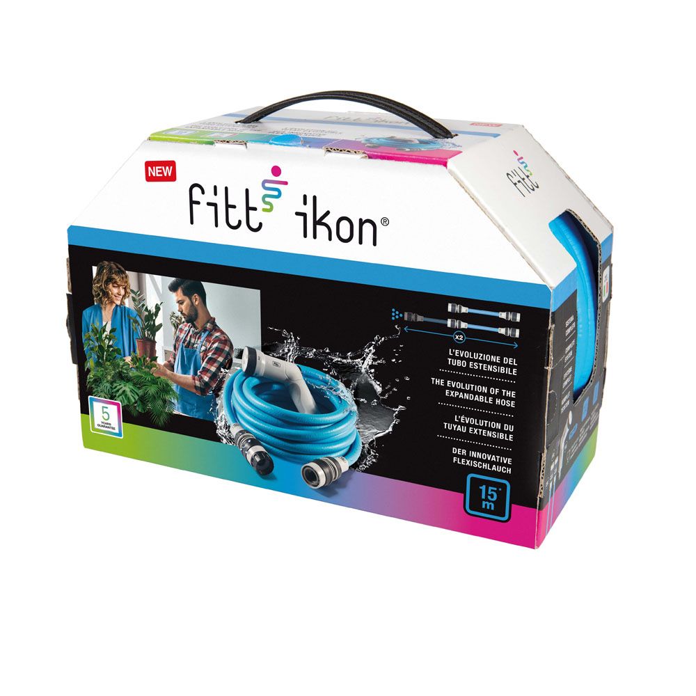 FITT Ikon venyvä puutarhaletkusetti 20 m