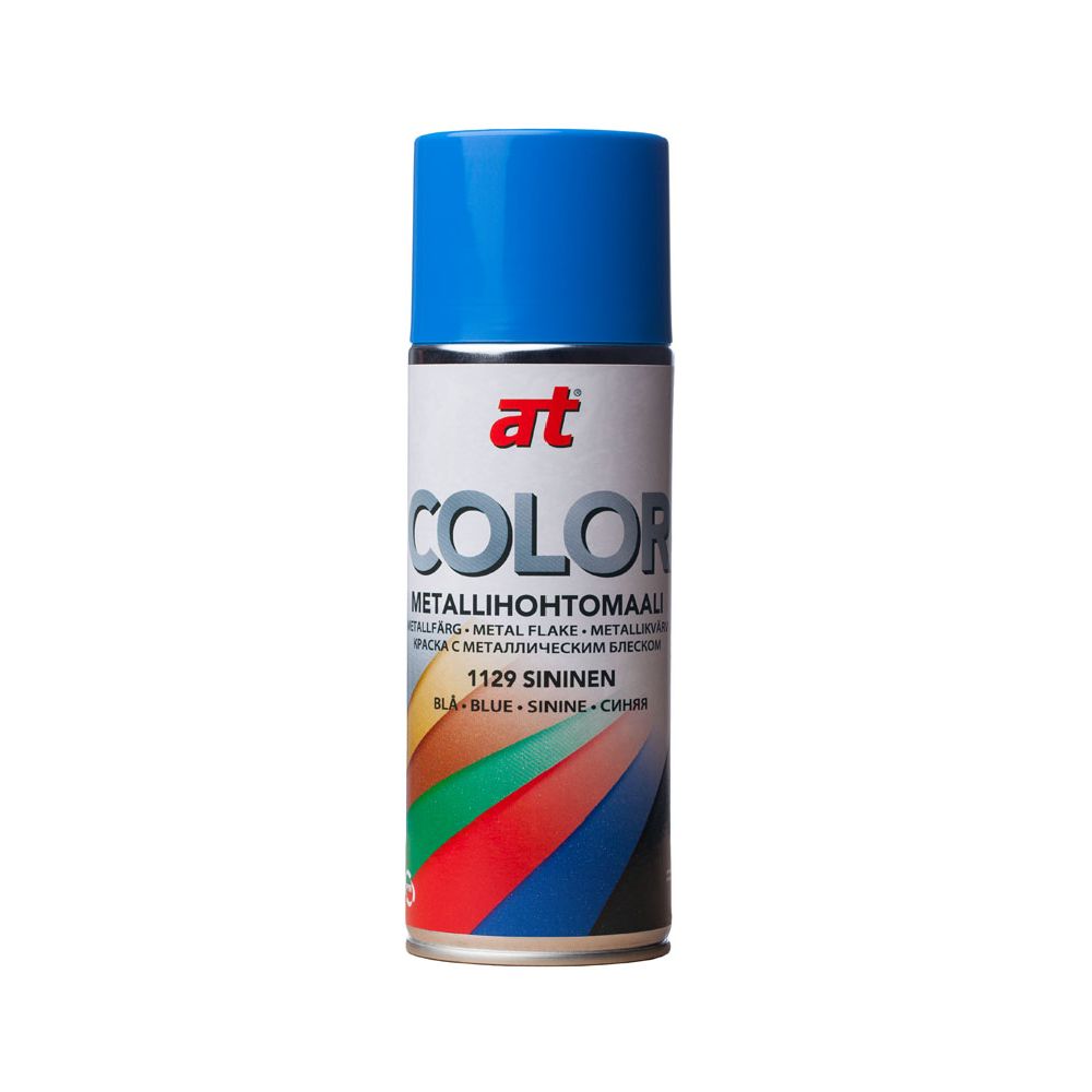 AT-Color metallikvärv, sinine, 400 ml