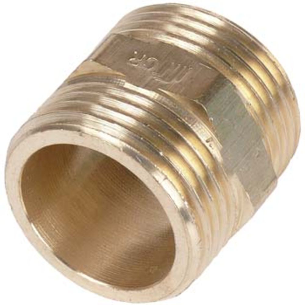 Kahepoolne nippel, väliskeere, 1"