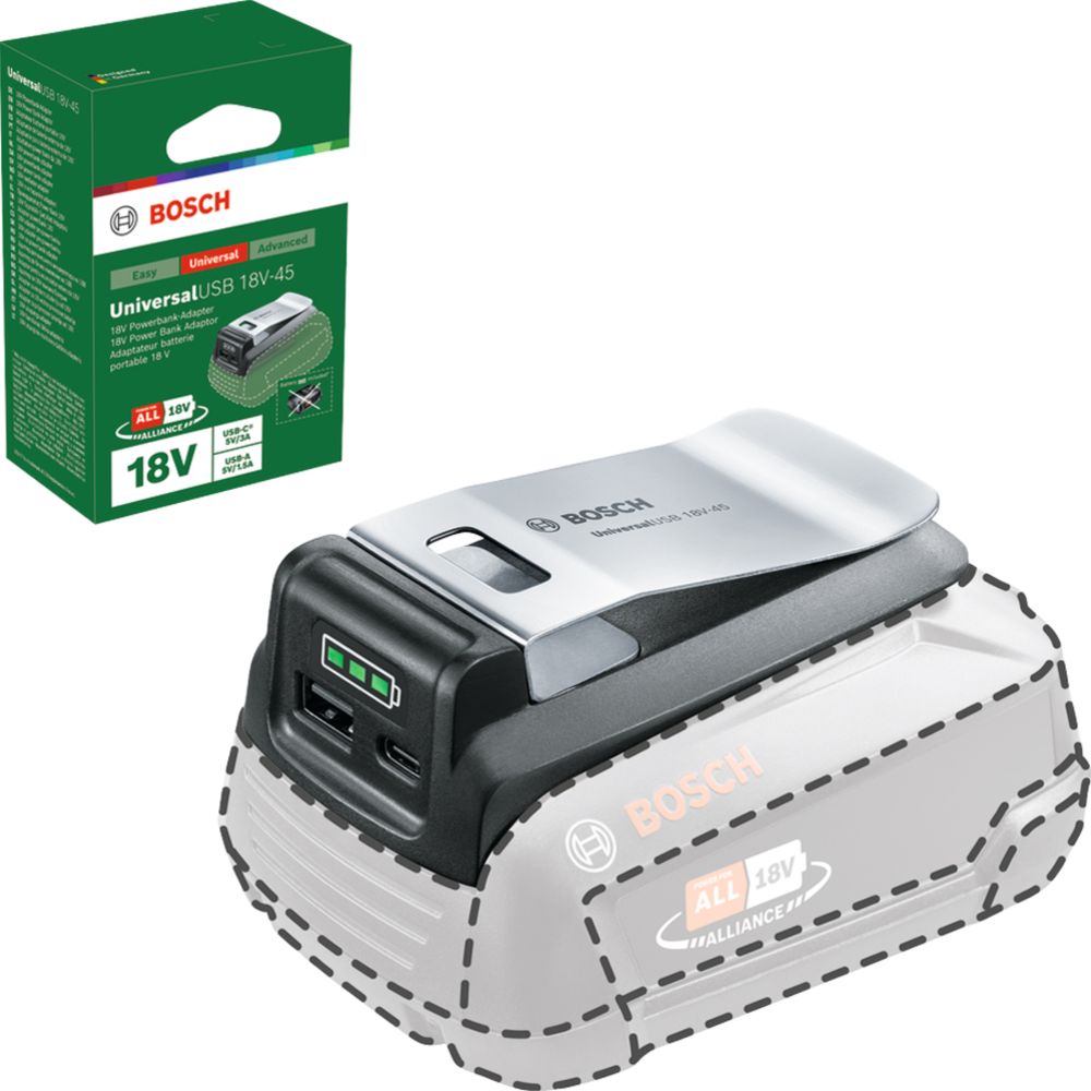 Bosch UniversalUSB adapteri 18V