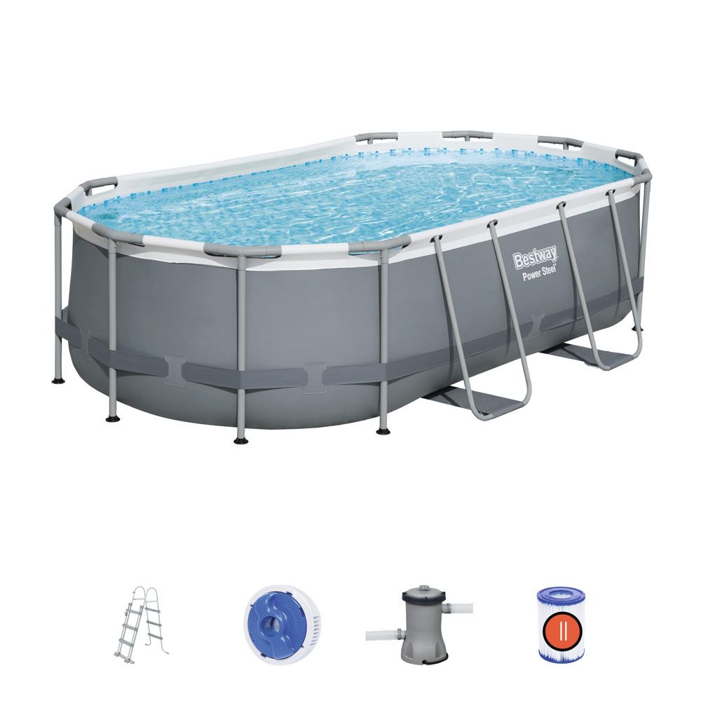Bestway Power Steel bassein, 427 x 250 x 100 cm