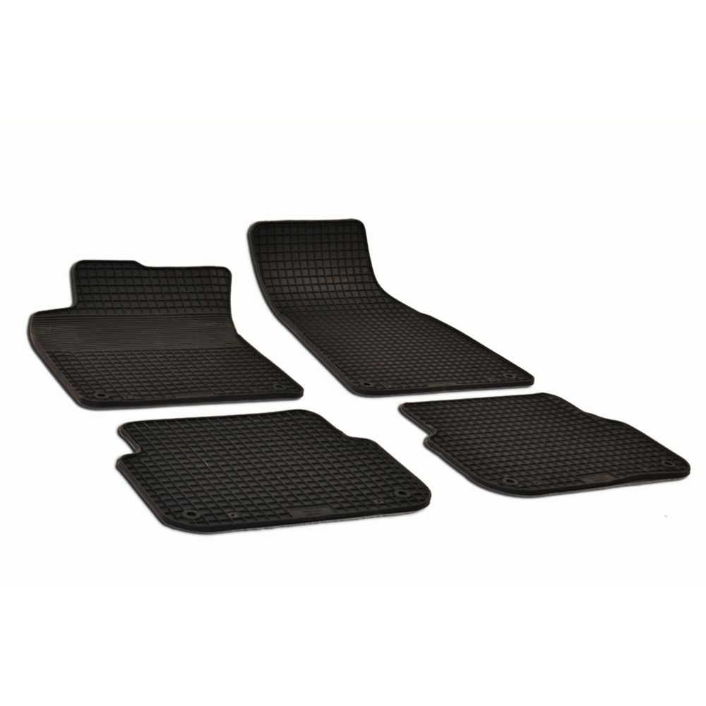 Kummimattide komplekt, Audi A6 C6, 2004—2006, must
