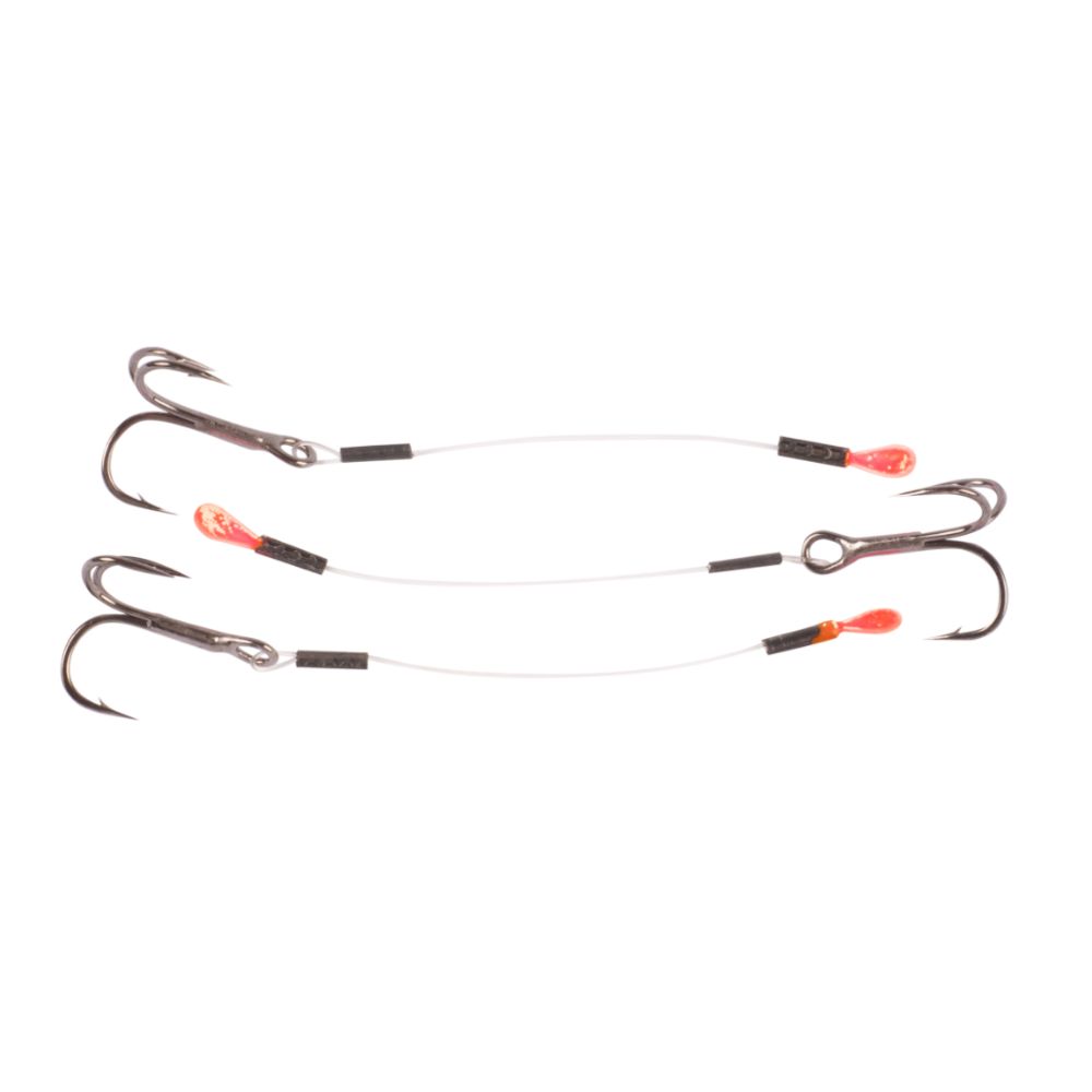 MTX Fishing lisäkoukku 7,5 cm vahalenkillä no: 8 3 kpl