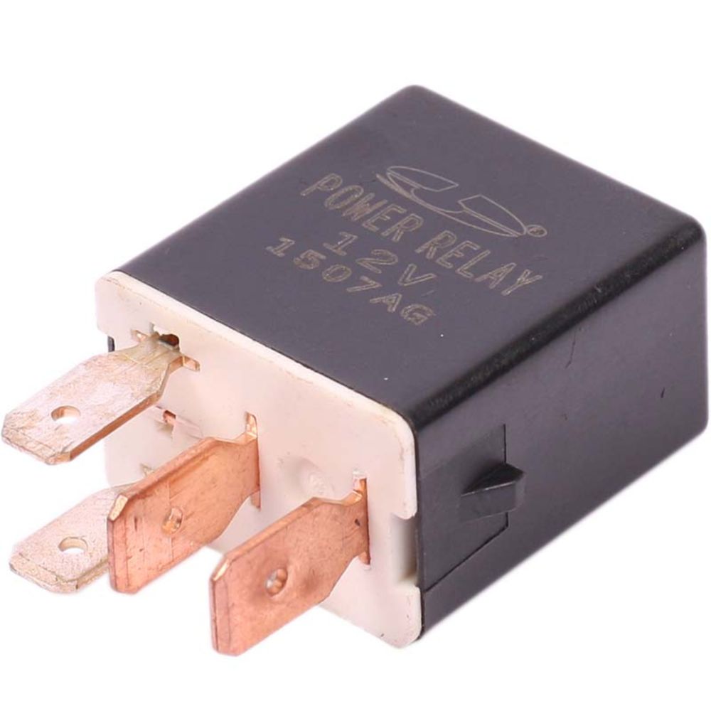 Mikrorelä 12 V/25 A 4-polig + motstånd
