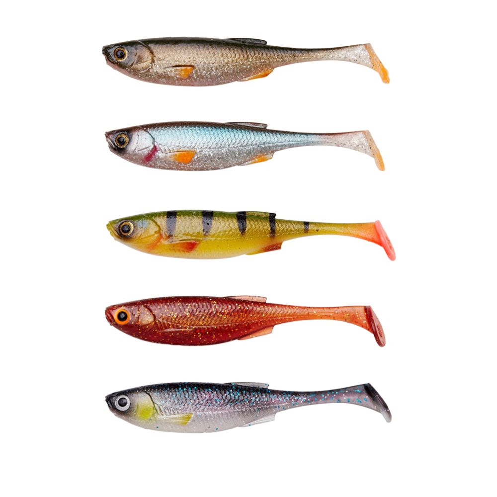 Savage Gear Craft Shad jigi 10 cm Clear Water Mix 5 kpl