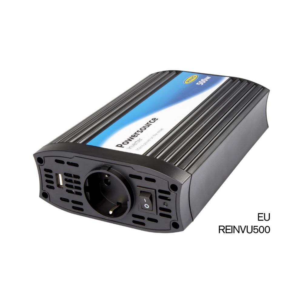 Ring Automotive REINVU500 inverter, 12 V DC - 230 V AC, 500 W