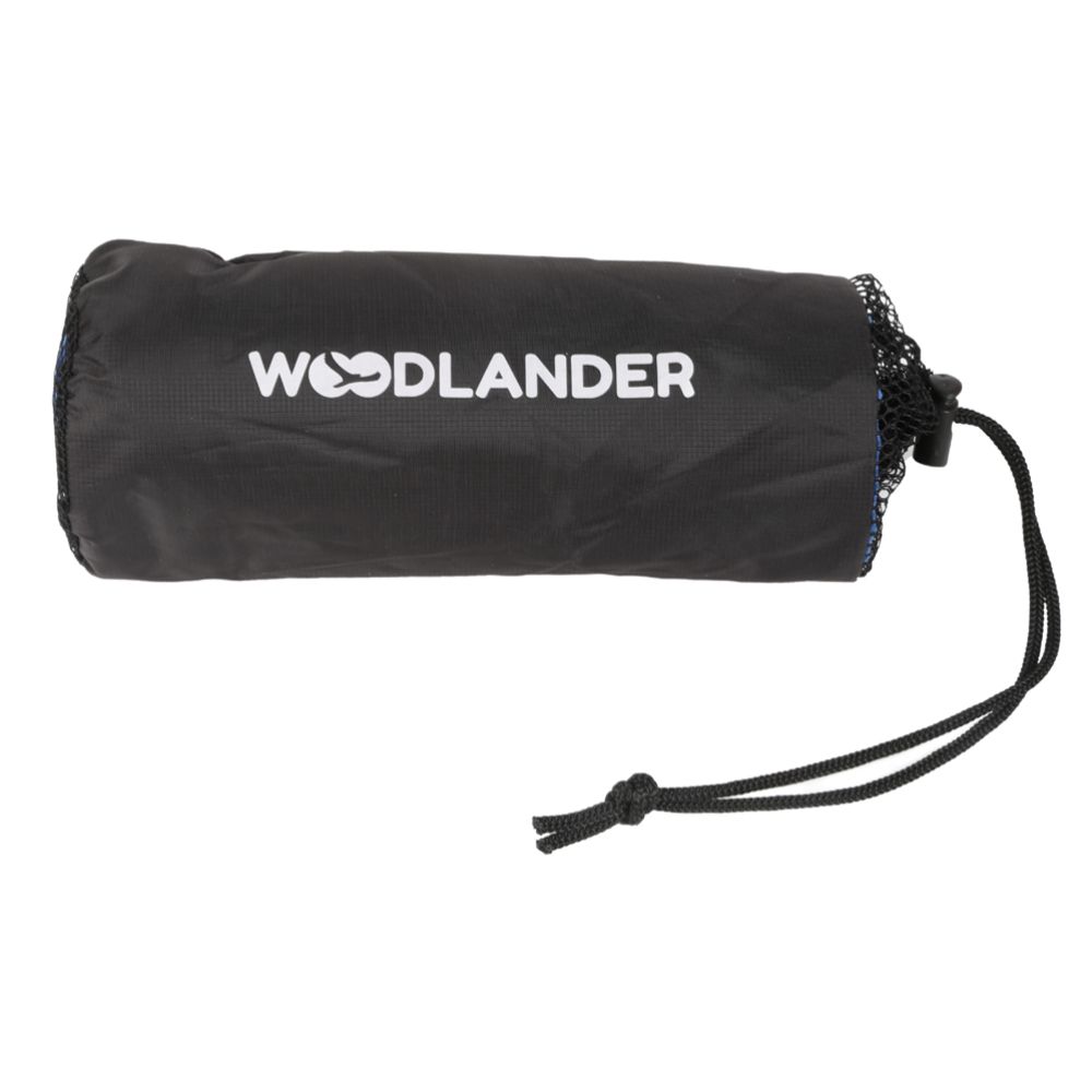 Woodlander resehandduk 85 x 150 cm blå