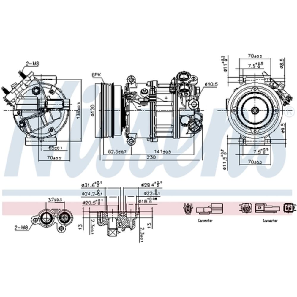 Ilmastointilaitteen kompressori 30-05185