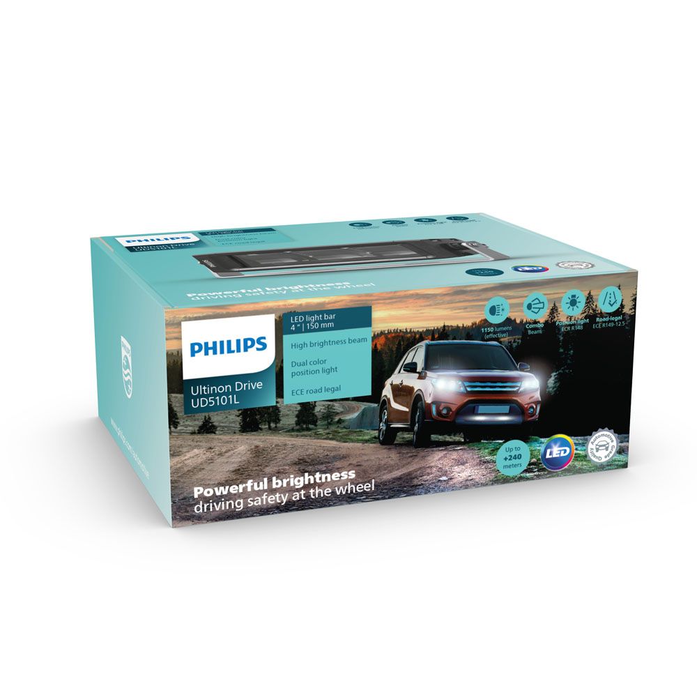 Philips Ultinon Drive UD5101L LED-fjärrljus 4’’ 30 W Ref. 10