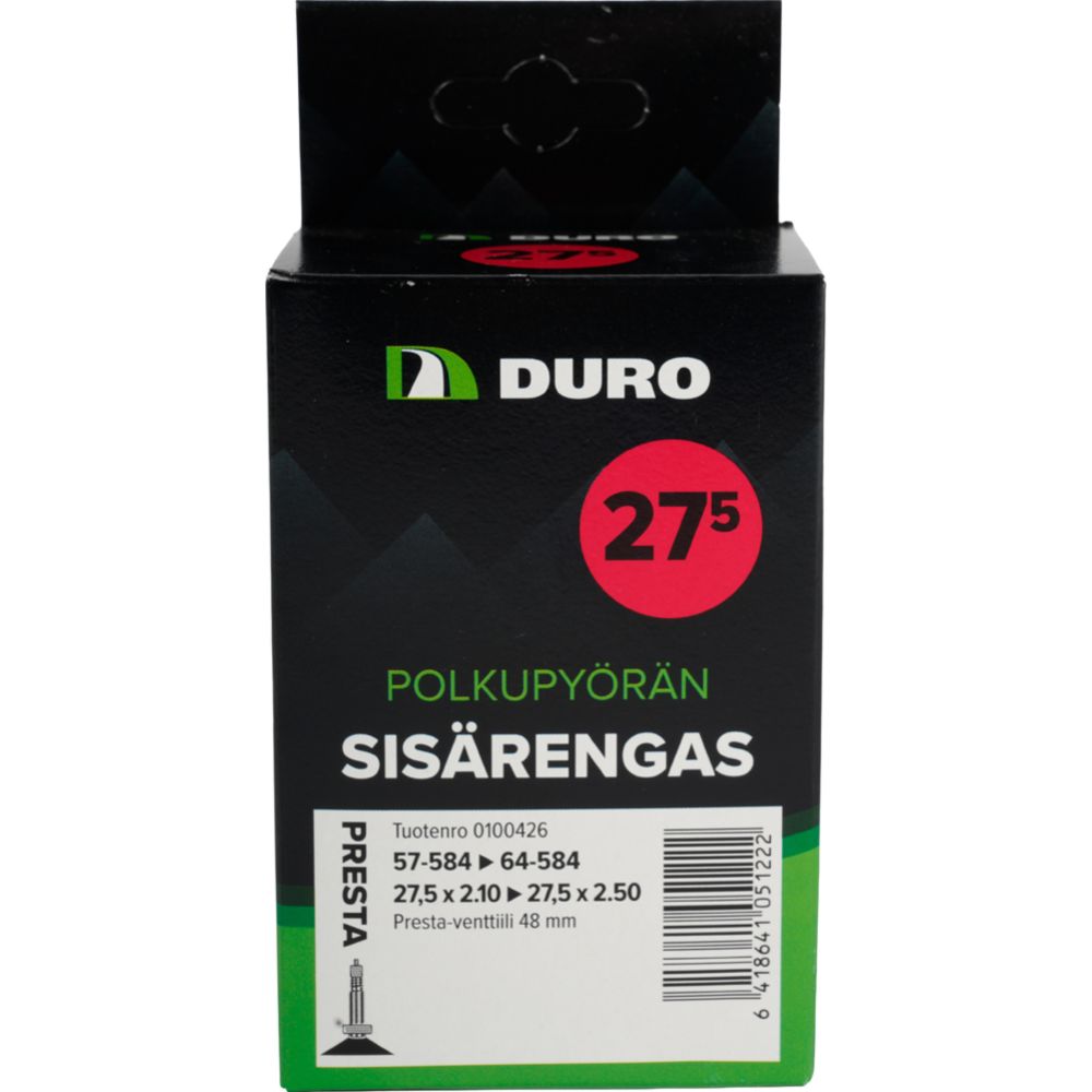 Duro 57-64/584 jalgratta sisekumm Presta