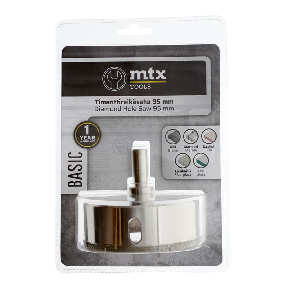 MTX Tools Basic timanttireikäsaha 95 mm