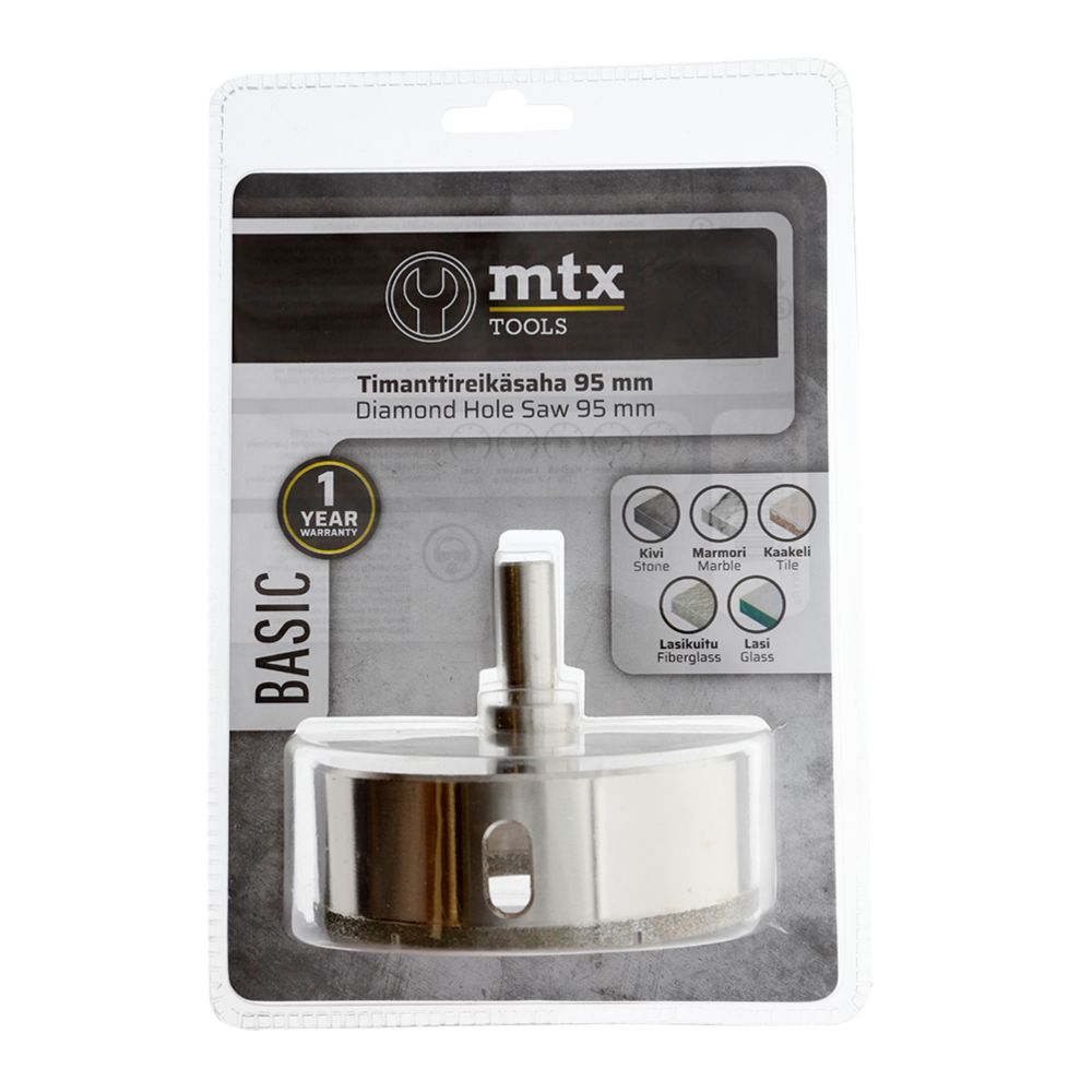 MTX Tools Basic teemantkattega augusaag, 95 mm