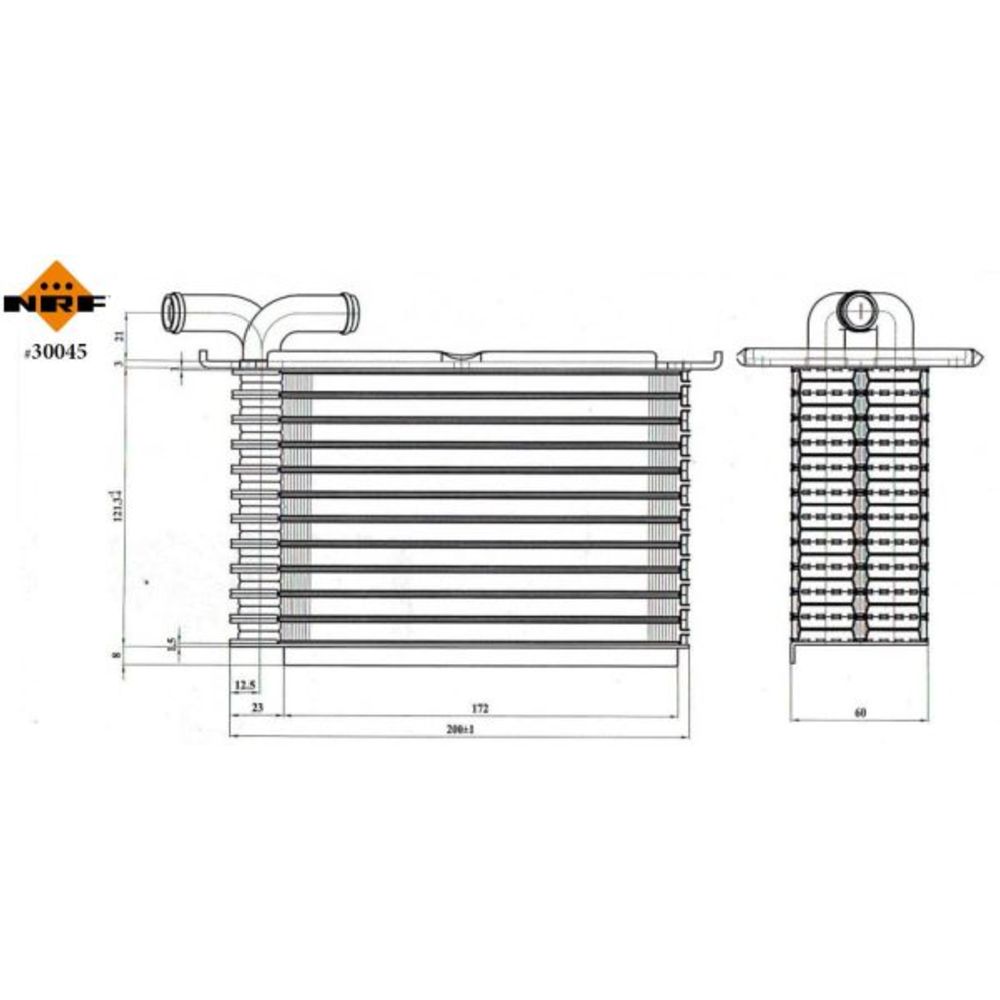 Kompressoriõhu radiaator 30-00054