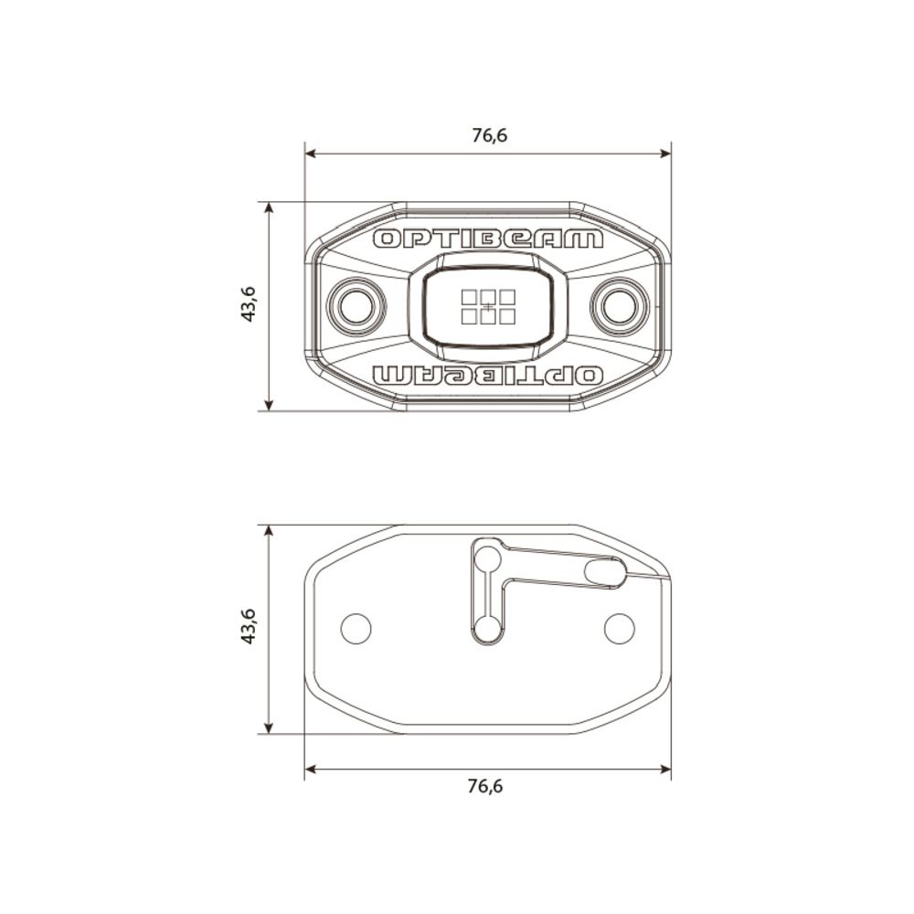 Optibeam Rock LED-arbetslampa