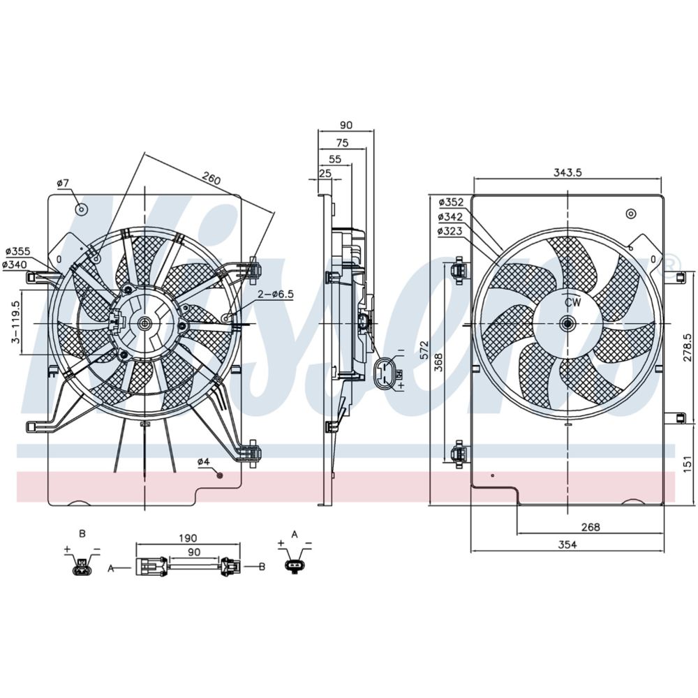 Mootorijahutuse ventilaator 13-85768