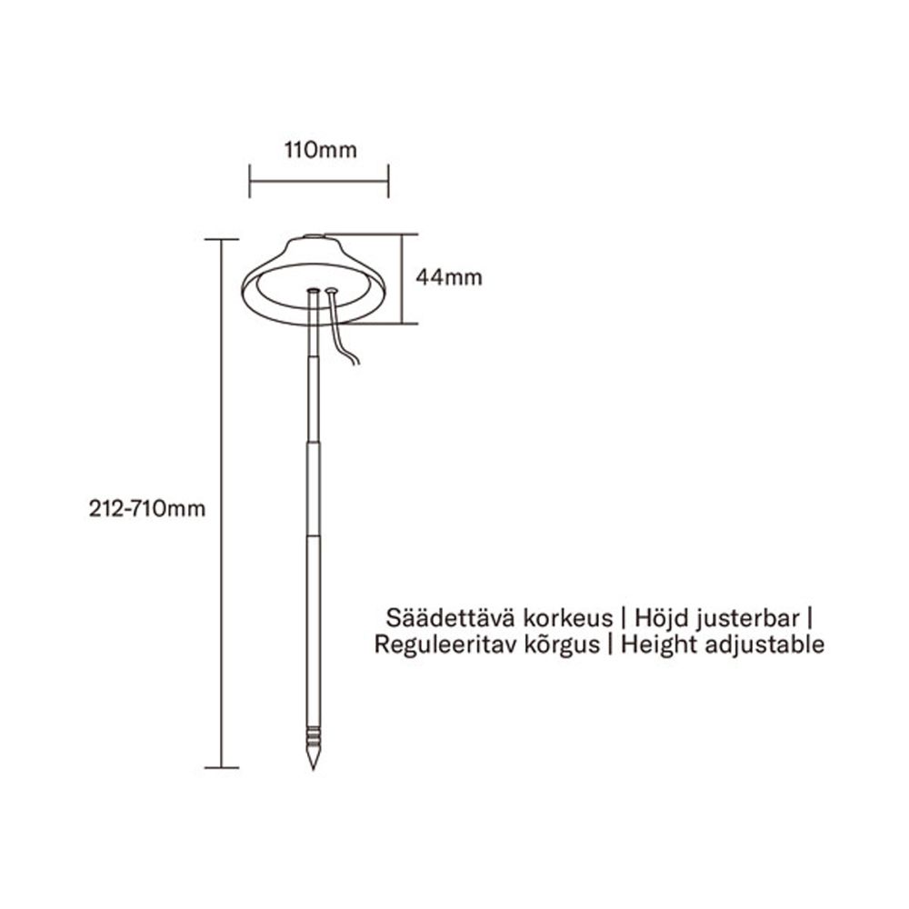 Airam Iris LED växtlampa 5 W 240 lm USB vit