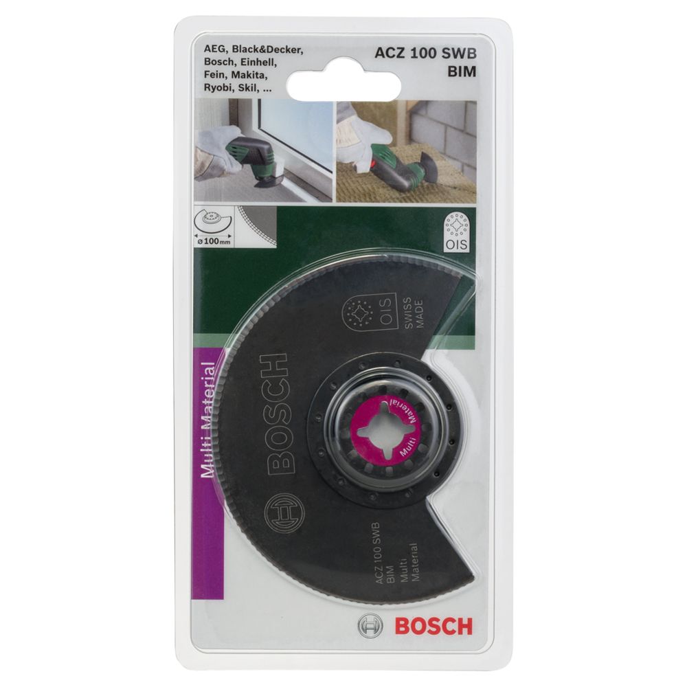 Bosch hammastettu segmenttiterä Starlock ACZ 100 SWB 100 mm