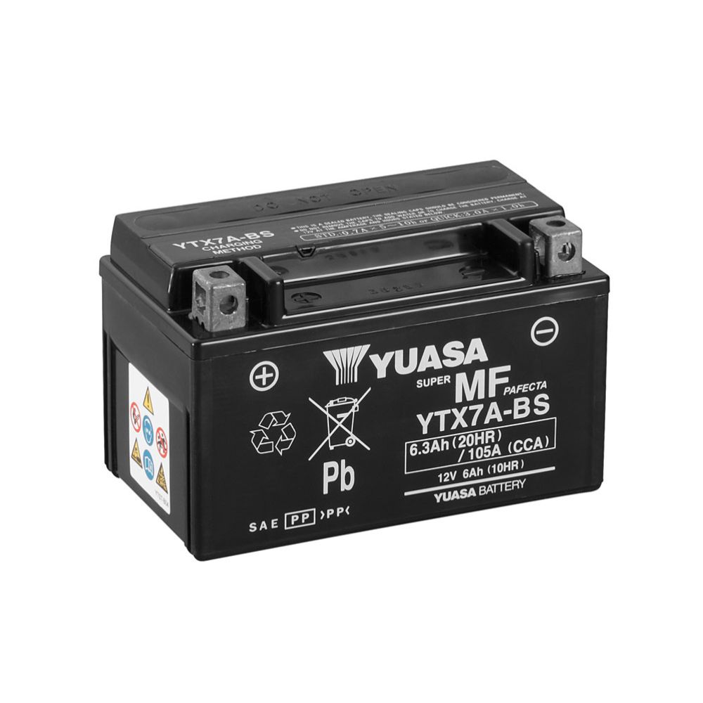 Yuasa MP-akku 12V 6Ah "YTX7A-BS"
