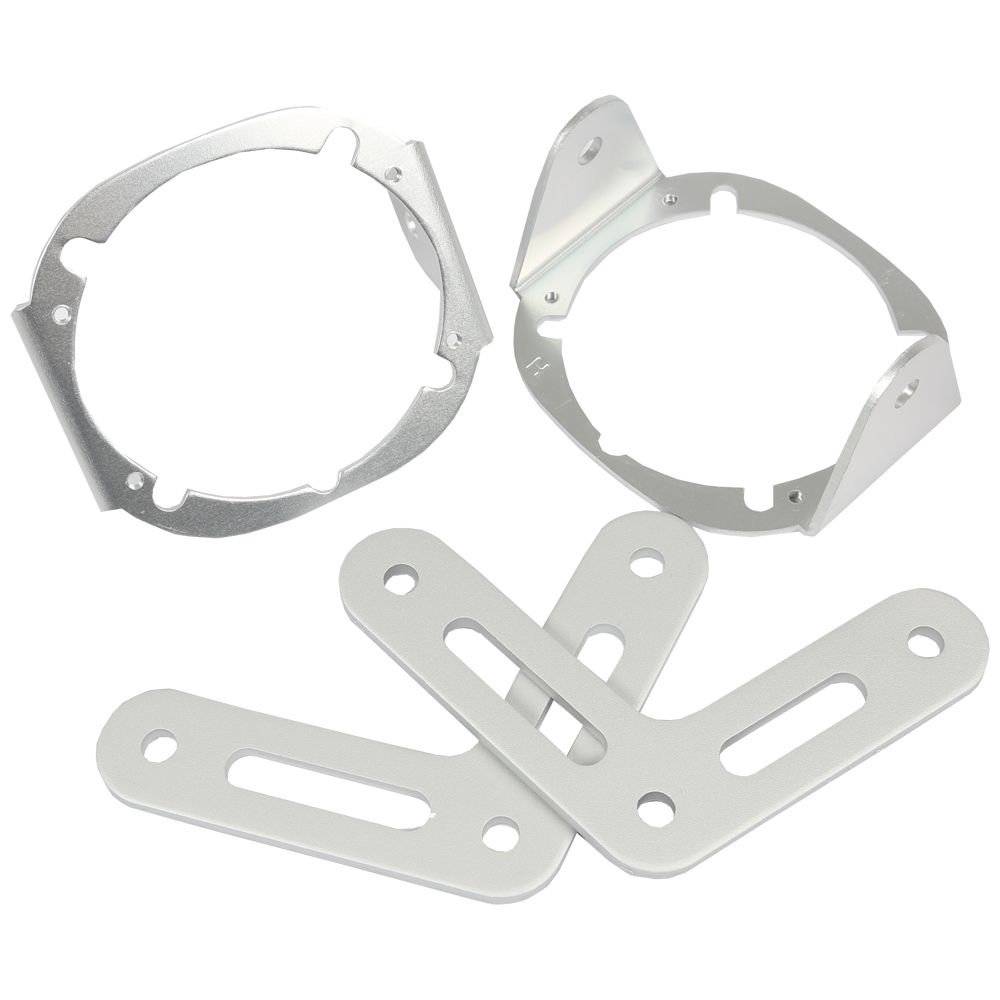 DZ Hardware lambikandur horisontaalne 50 mm lampidele must