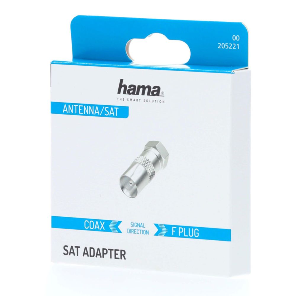 Hama Antenniliitin, Coax uros - F-liitin uros