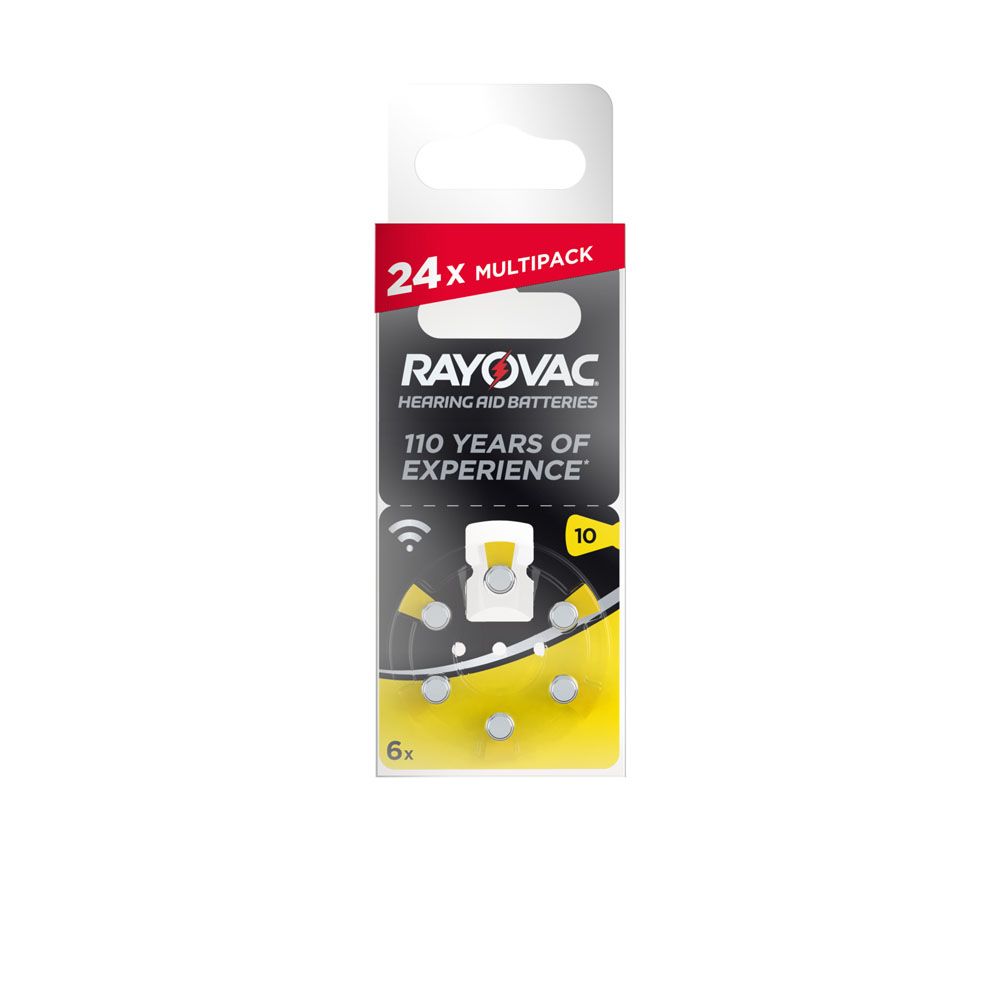 Rayovac 10 hörapparatsbatteri 24 st.