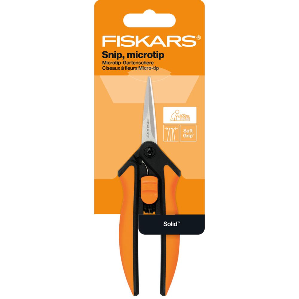 Fiskars Solid Snip microtip sakset SP13