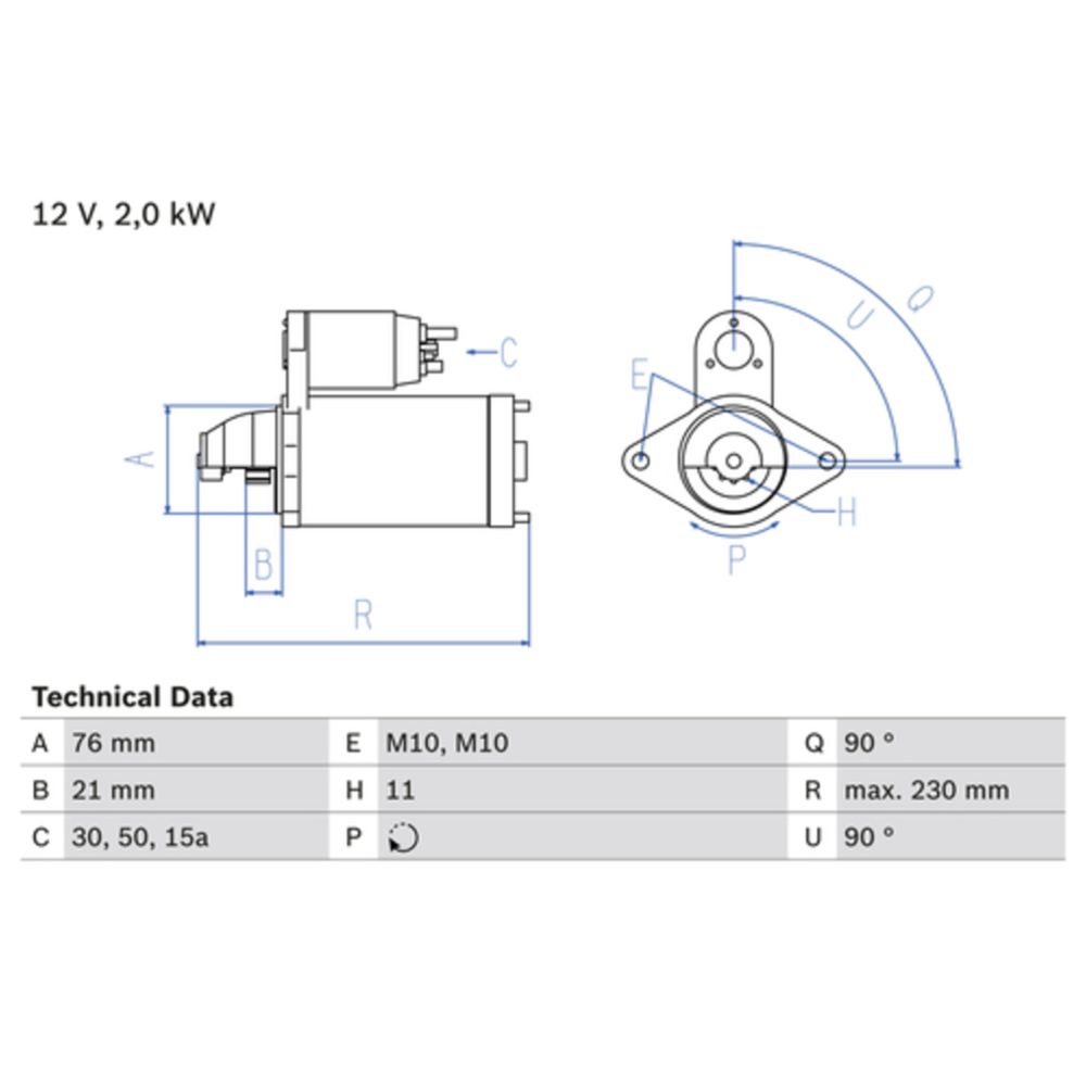 Startmotor 13-8079