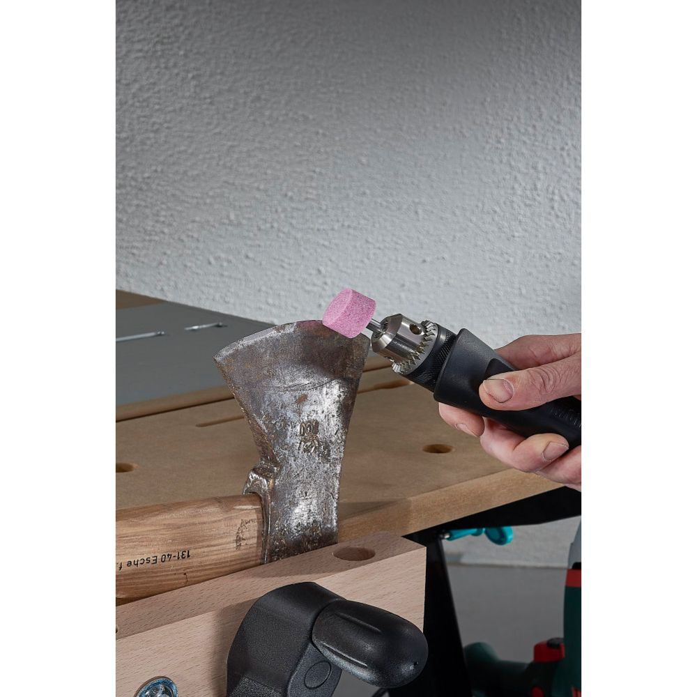 Wolfcraft® abrasiv sten 5 delar 6 mm fäste