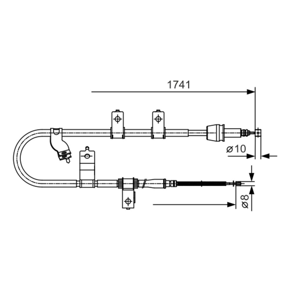 Käsipiduri tross 24-7873