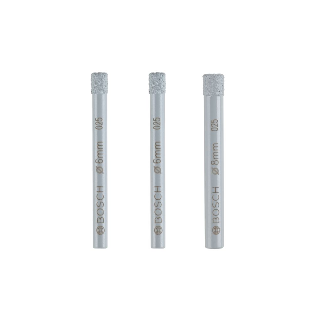 Bosch Ceramic Dry teemantpuuride komplekt 6/6/8 x 66 mm 3 tk