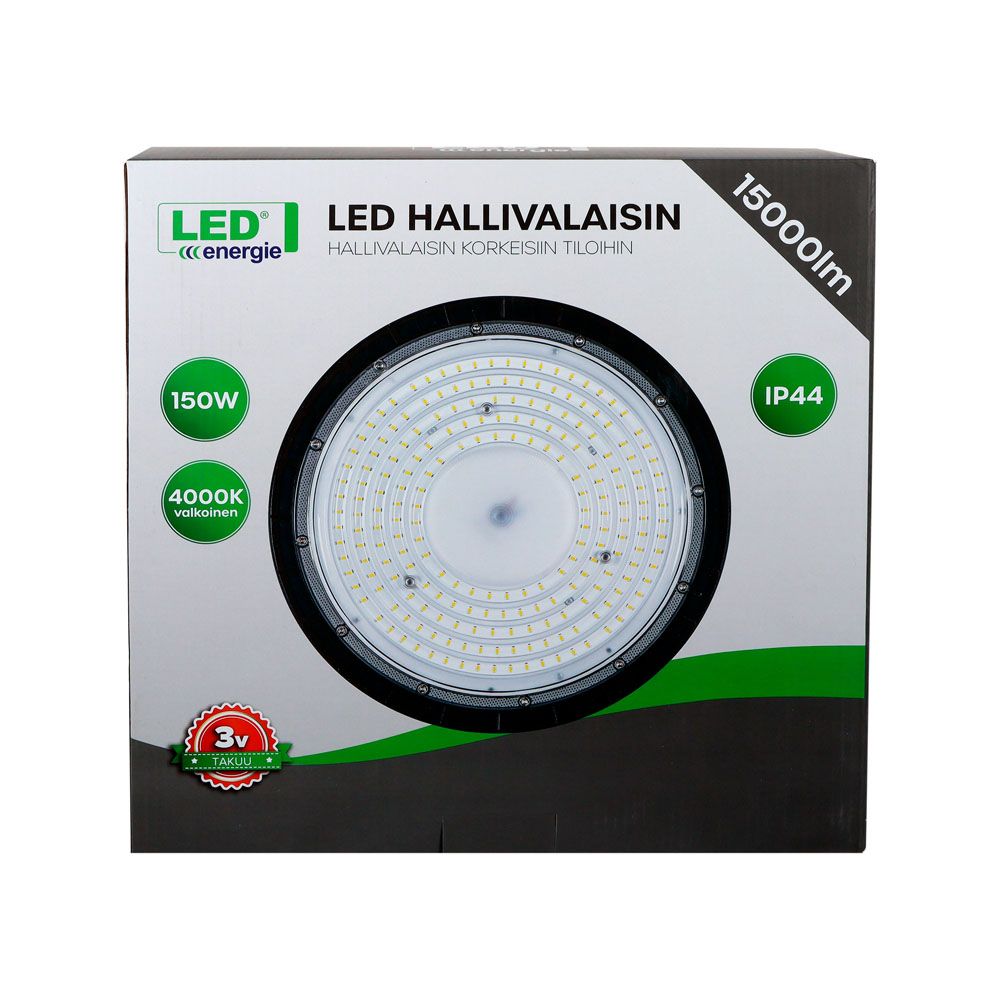 Led Energie hallampa 150 W 15 000 lm 4000 K IP44