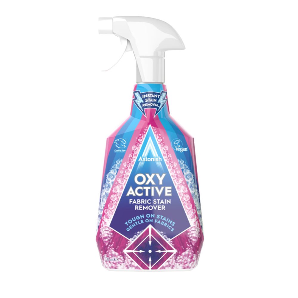 Astonish Oxy Active Fabric Stain Remover Pink Blossom plekieemaldaja 750ml
