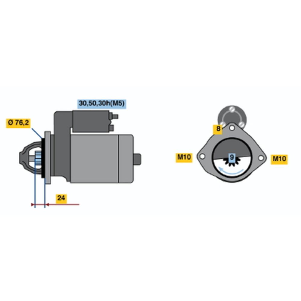 Startmotor 13-2758