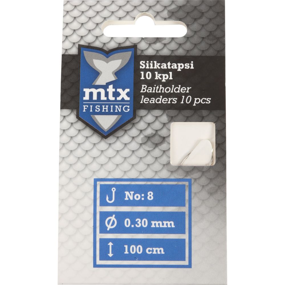 MTX Fishing siikatapsi no: 6 10 kpl