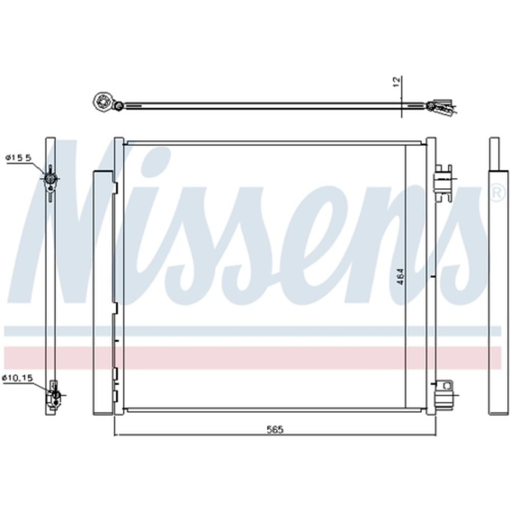 Ilmastointilaitteen lauhdutin 30-00439